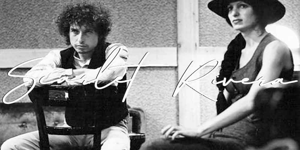 Scarlet Rivera with Bob Dylan, 1970s